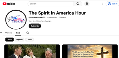 Spirit in America Streaming